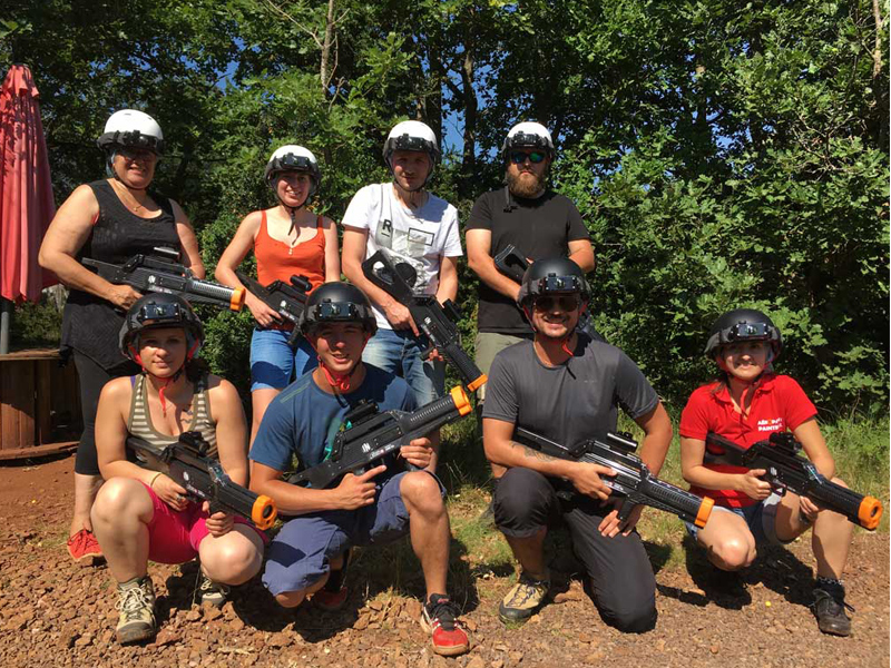 Laser game entreprise au domaine des bouscaillous